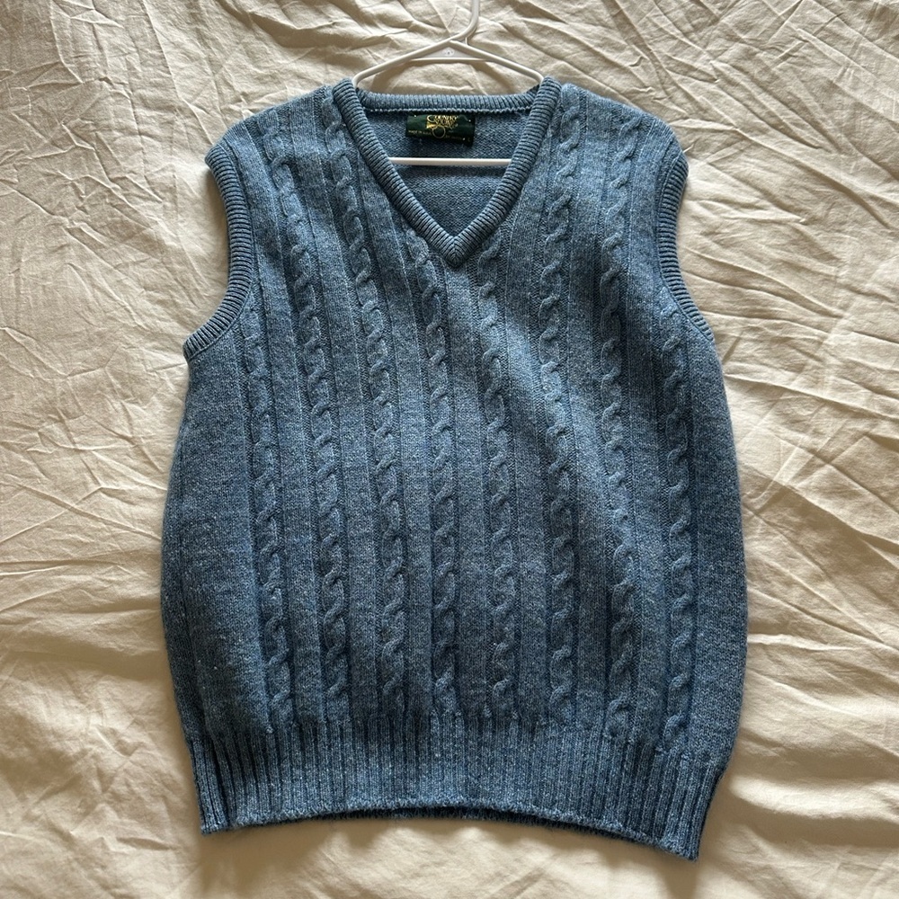 Country Squire Blue Sweater Vest